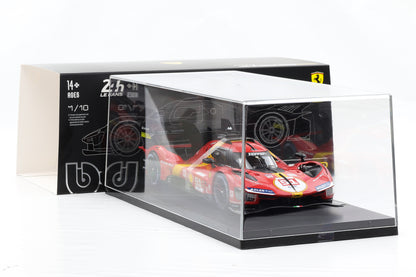 1:18 BBURAGO Ferrari 499P #51 Winner 24 Le Mans 2023 mit Vitrine 18-16301-51VET