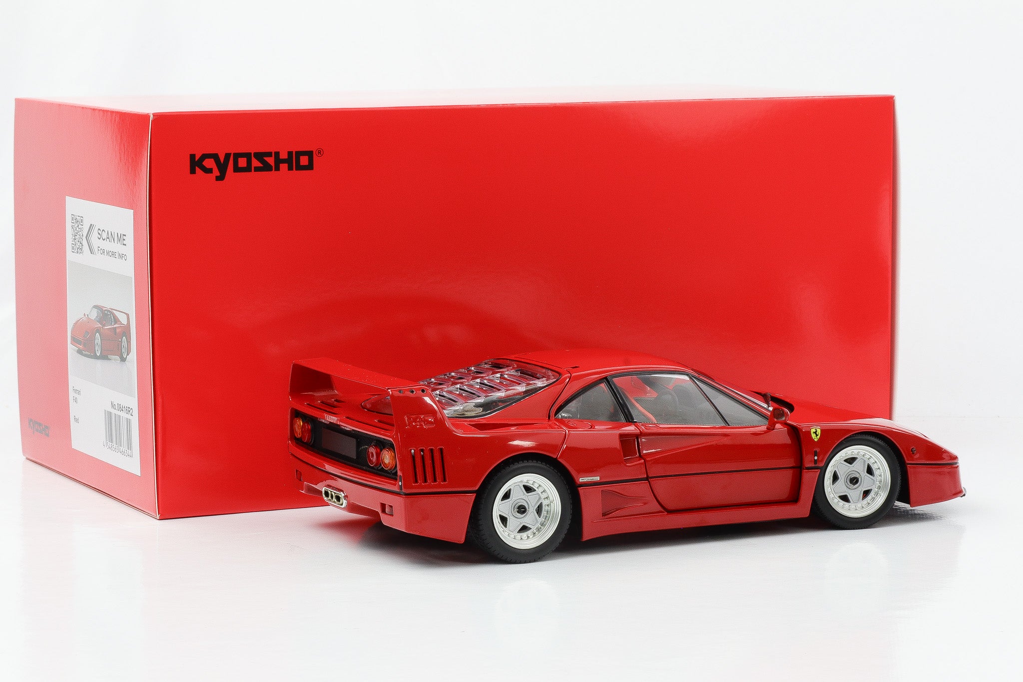 1:18 Kyosho Ferrari F40 red rosso full opening No. 08416R2