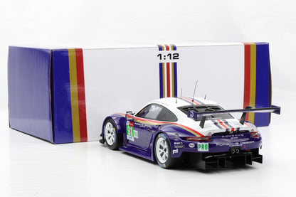 1:12 IXO Porsche 911 991 RSR #91 2nd LMGTE Pro 24h LeMans 2018 diecast