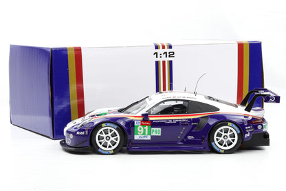 1:12 IXO Porsche 911 991 RSR #91 2nd LMGTE Pro 24h LeMans 2018 diecast