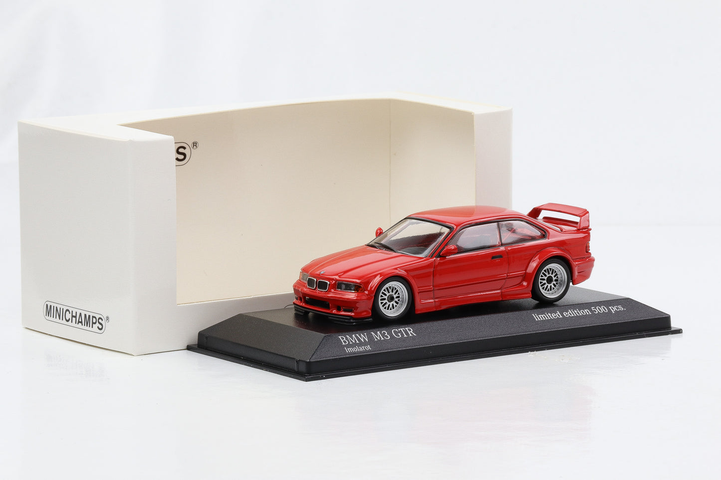 1:43 BMW M3 E36 GTR 1993 red Minichamps limited