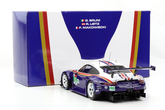 1:12 IXO Porsche 911 991 RSR #91 2nd LMGTE Pro 24h LeMans 2018 diecast