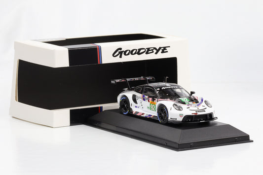 1:43 Porsche 911 RSR-19 Goodbye #92 Last Race WEC 2022 Estre Christensen Ixo