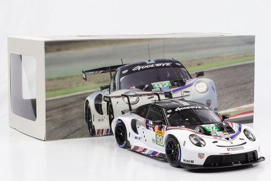 1:18 Porsche 911 RSR-19 Goodbye #92 Last Race WEC 2022 Estre Christensen Ixo