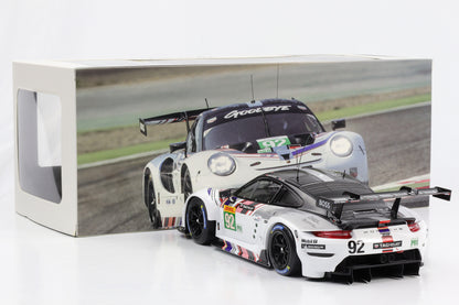 1:18 Porsche 911 RSR-19 Goodbye #92 Last Race WEC 2022 Estre Christensen Ixo