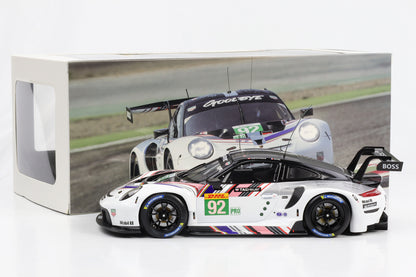 1:18 Porsche 911 RSR-19 Goodbye #92 Last Race WEC 2022 Estre Christensen Ixo