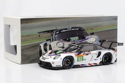 1:18 Porsche 911 RSR-19 Goodbye #92 Last Race WEC 2022 Estre Christensen Ixo