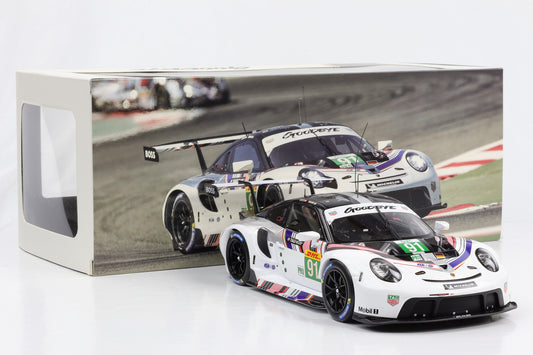 1:18 Porsche 911 RSR-19 Goodbye #91 Last Race WEC 2022 Bruni, Lietz Ixo