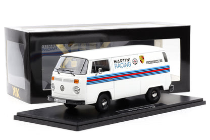 1:18 KK-Scale VW Volkswagen T2b Bus Porsche Martini Racing 1972 weiss diecast