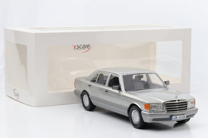 1:18 Mercedes-Benz S-Klasse 560 SEL W126 astralsilber 2.Serie iScale diecast