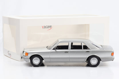 1:18 Mercedes-Benz S-Klasse 560 SEL W126 astralsilber 2.Serie iScale diecast