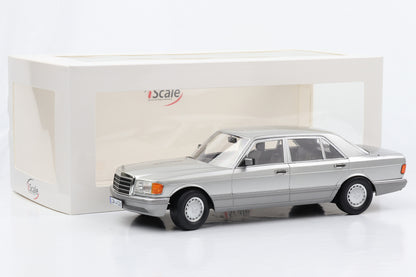 1:18 Mercedes-Benz S-Klasse 560 SEL W126 astralsilber 2.Serie iScale diecast