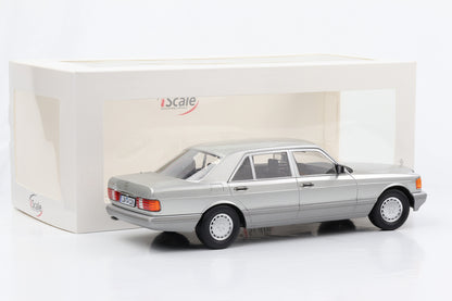 1:18 Mercedes-Benz S-Klasse 560 SEL W126 astralsilber 2.Serie iScale diecast