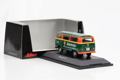 1:43 VW T2a Bus Jägermeister green-orange Schuco diecast 450349400