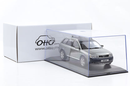 1:18 Ottomobile Audi A6 C5 Allroad quattro Avant atlasgrau 2000 mit Vitrine