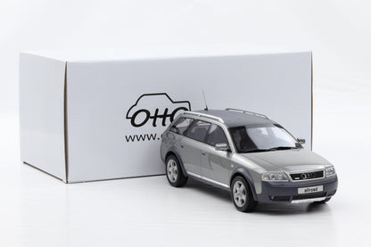 1:18 Ottomobile Audi A6 C5 Allroad quattro Avant atlasgrau 2000 mit Vitrine