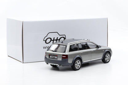 1:18 Ottomobile Audi A6 C5 Allroad quattro Avant atlasgrau 2000 mit Vitrine