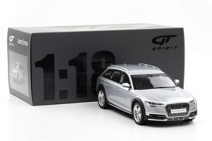 1:18 GT Spirit Audi A6 Allroad Quattro Avant C7 2012 Floret silber mit Vitrine