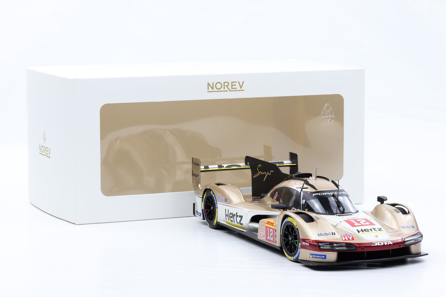 1:18 Norev Porsche 963 Hertz Team Jota #12 Spa 6h 2024 Winner Stevens Ilott