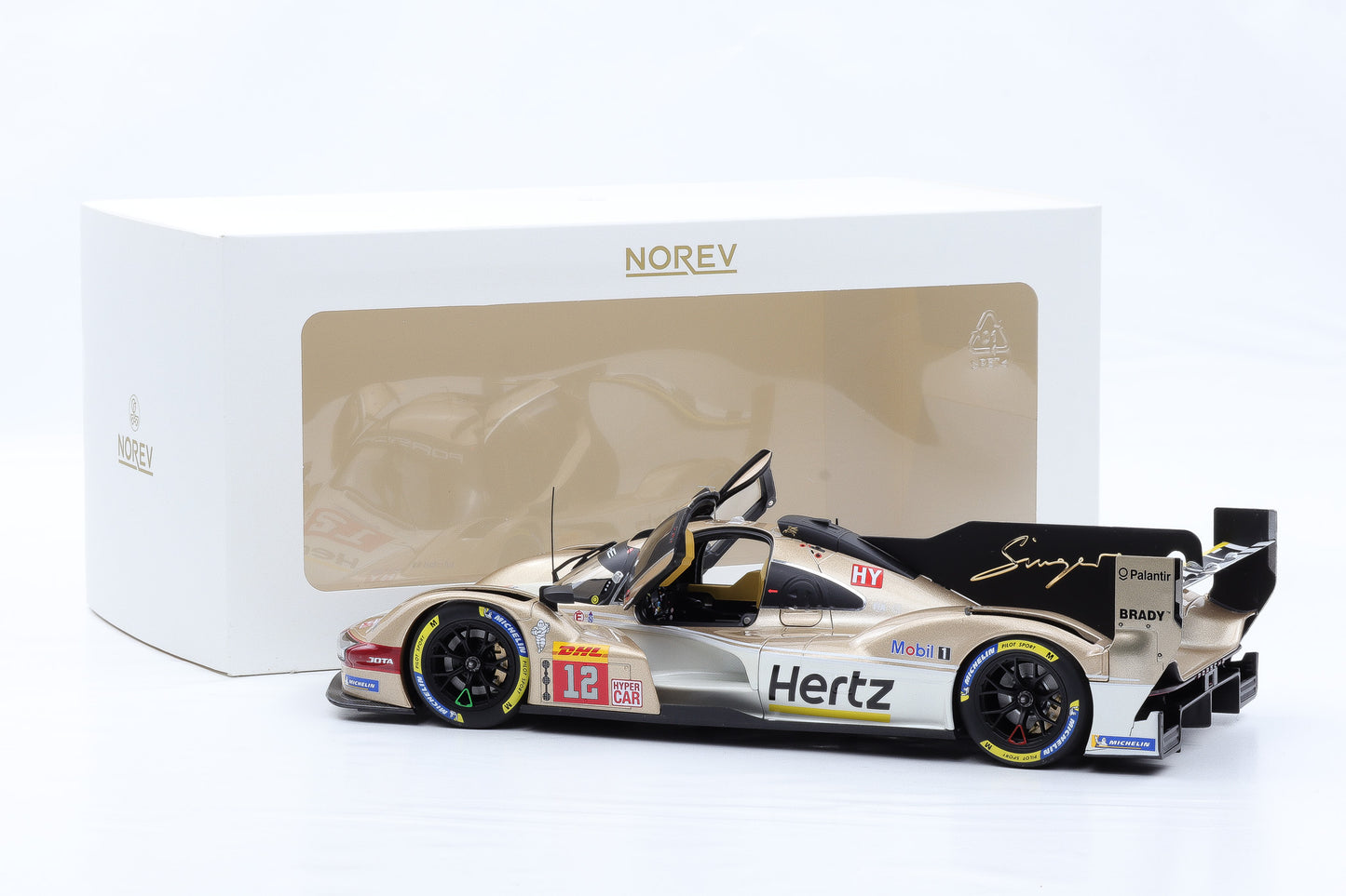 1:18 Norev Porsche 963 Hertz Team Jota #12 Spa 6h 2024 Winner Stevens Ilott
