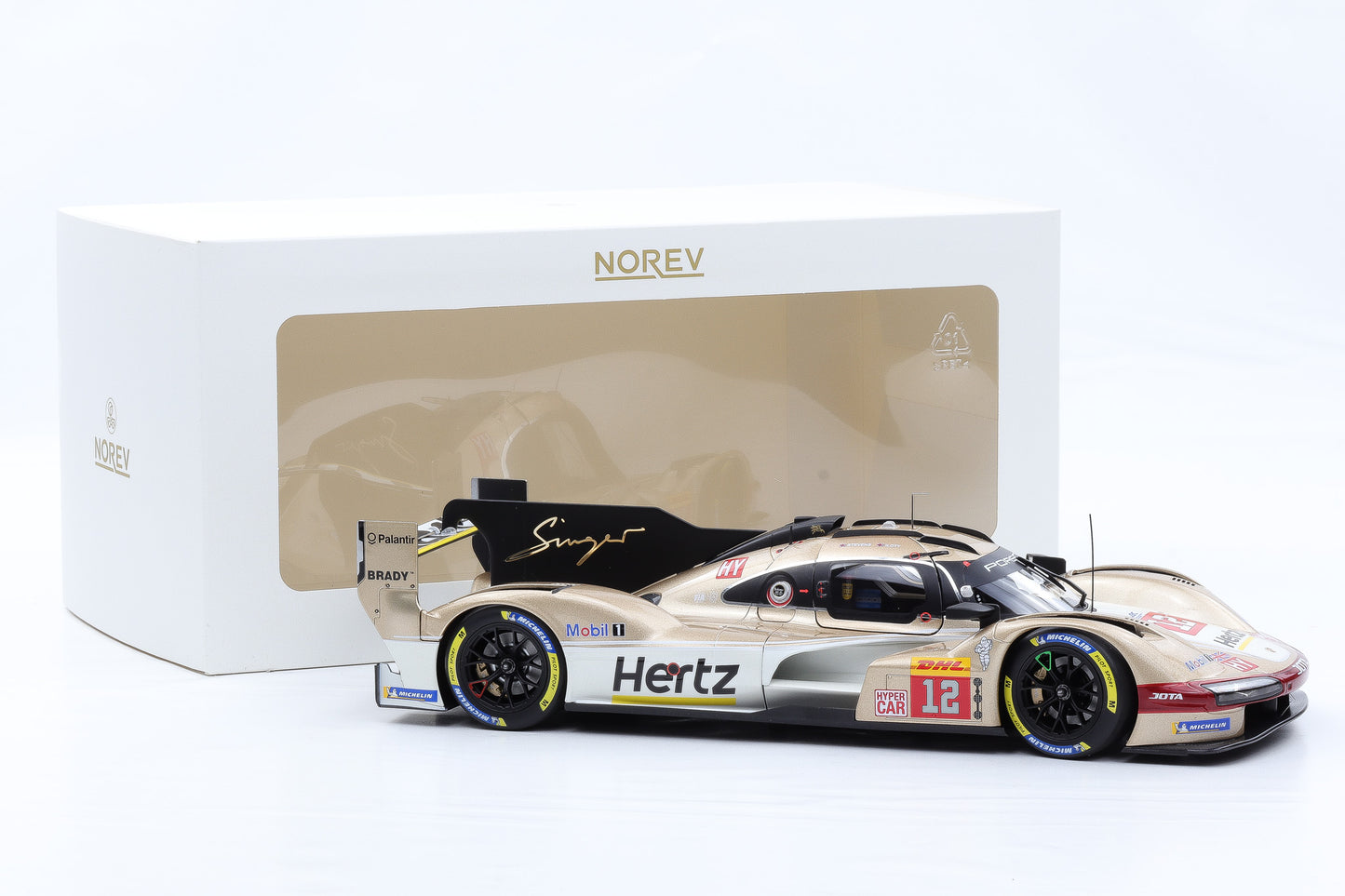 1:18 Norev Porsche 963 Hertz Team Jota #12 Spa 6h 2024 Winner Stevens Ilott