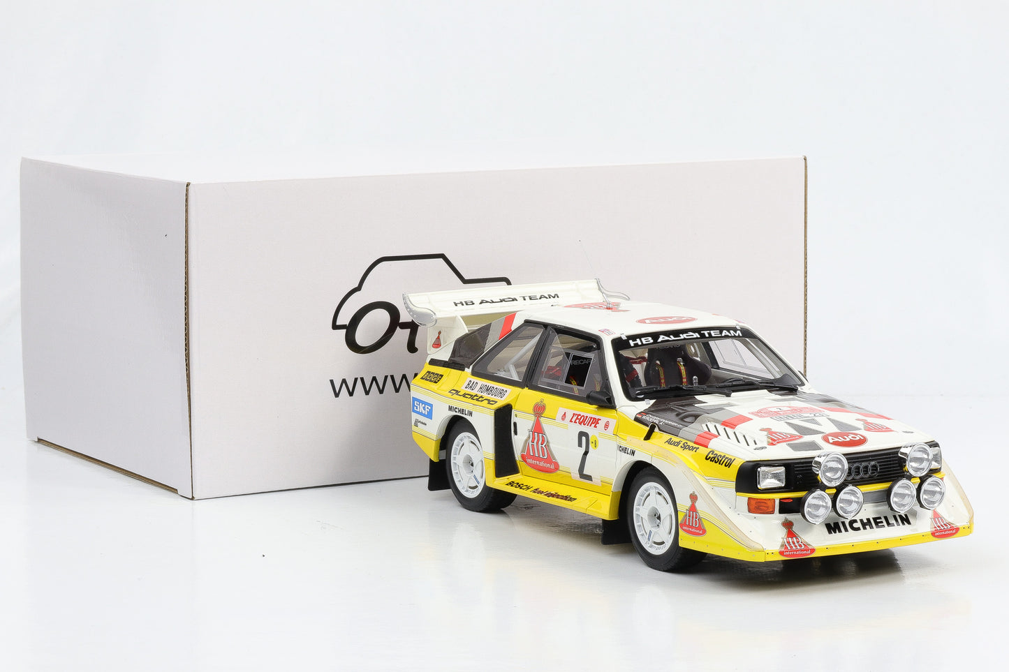 1:18 AUDI S1 E2 Quattro Rally World Championship 1986 Gr.B Monte Carlo #2 Röhrl Ottomobile OT062B