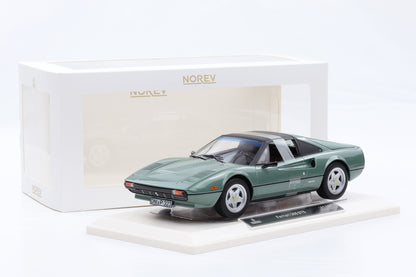 1:18 Norev Ferrari 308 GTS Quattrovalvole verde medico Spider Targadach 1982