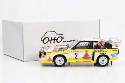 1:18 AUDI S1 E2 Quattro Rally World Championship 1986 Gr.B Monte Carlo #2 Röhrl Ottomobile OT062B