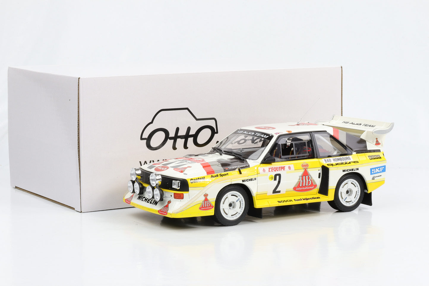 1:18 AUDI S1 E2 Quattro Rally World Championship 1986 Gr.B Monte Carlo #2 Röhrl Ottomobile OT062B