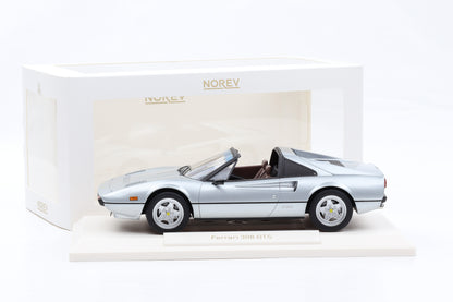 1:18 Norev Ferrari 308 GTS Quattrovalvole silver metallic Spider Targadach 1982