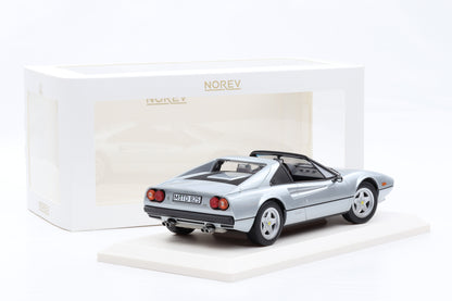 1:18 Norev Ferrari 308 GTS Quattrovalvole silver metallic Spider Targadach 1982