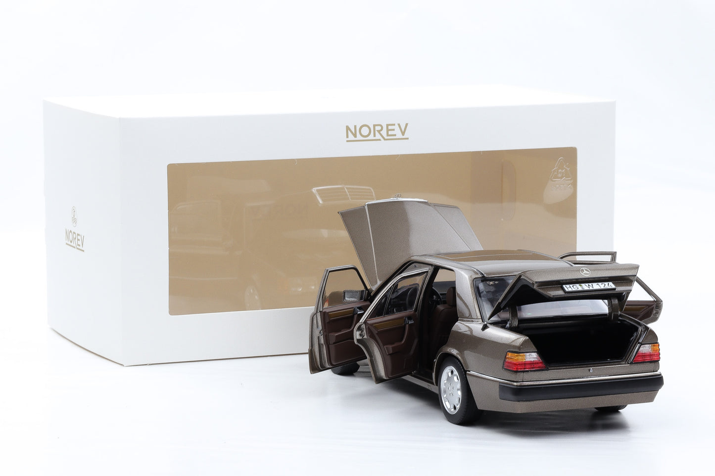 1:18 Norev Mercedes-Benz 500 E W124 5.0 V8 Limousine 1990 impala metallic