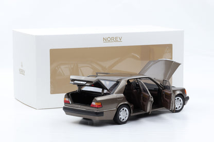 1:18 Norev Mercedes-Benz 500 E W124 5.0 V8 1990 impala metallic + Vitrine