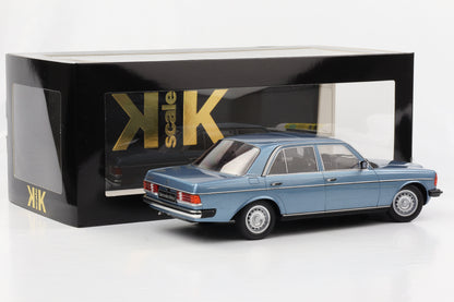 1:18 Mercedes-Benz 230E W123 1975 hellblau metallic KK Scale diecast