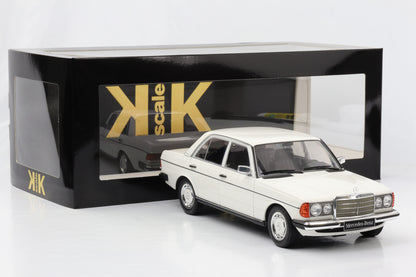 1:18 Mercedes-Benz 230E W123 1975 weiss KK Scale diecast