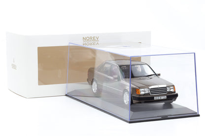 1:18 Norev Mercedes-Benz 500 E W124 5.0 V8 1990 impala metallic + Vitrine