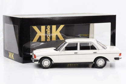 1:18 Mercedes-Benz 230E W123 1975 weiss KK Scale diecast