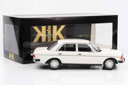 1:18 Mercedes-Benz 230E W123 1975 weiss KK Scale diecast