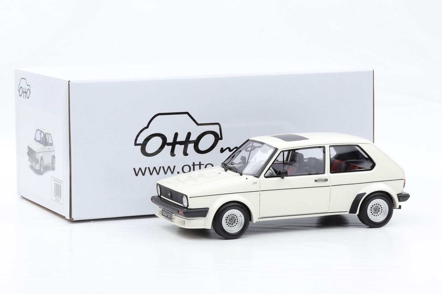 1:18 Ottomobile VW Volkswagen Golf I GTI MK1 ABT weiss 1982 OT1014