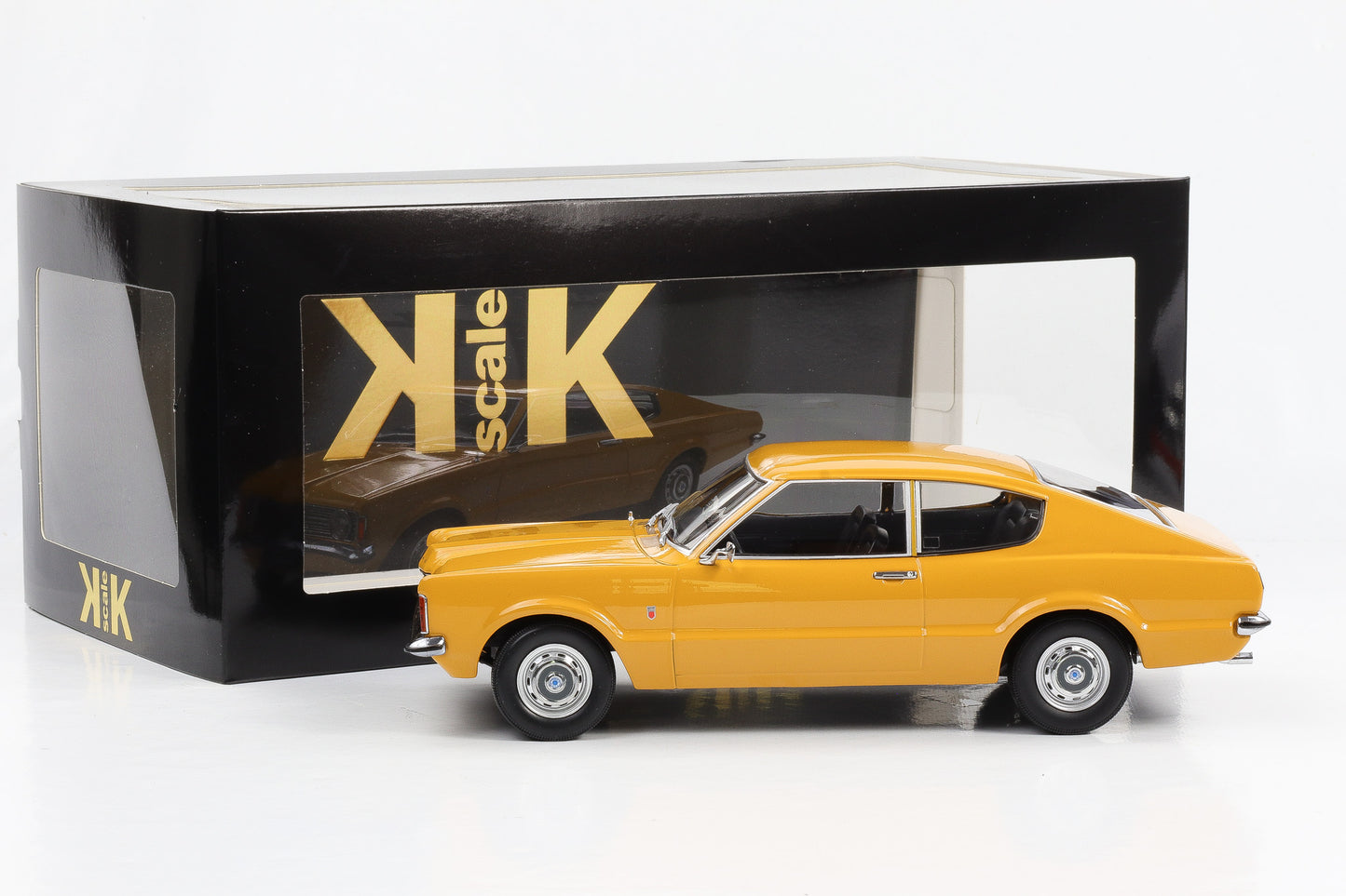 1:18 Ford Taunus L Coupe 1971 ocher 1:18 KK-Scale diecast KKDC181001