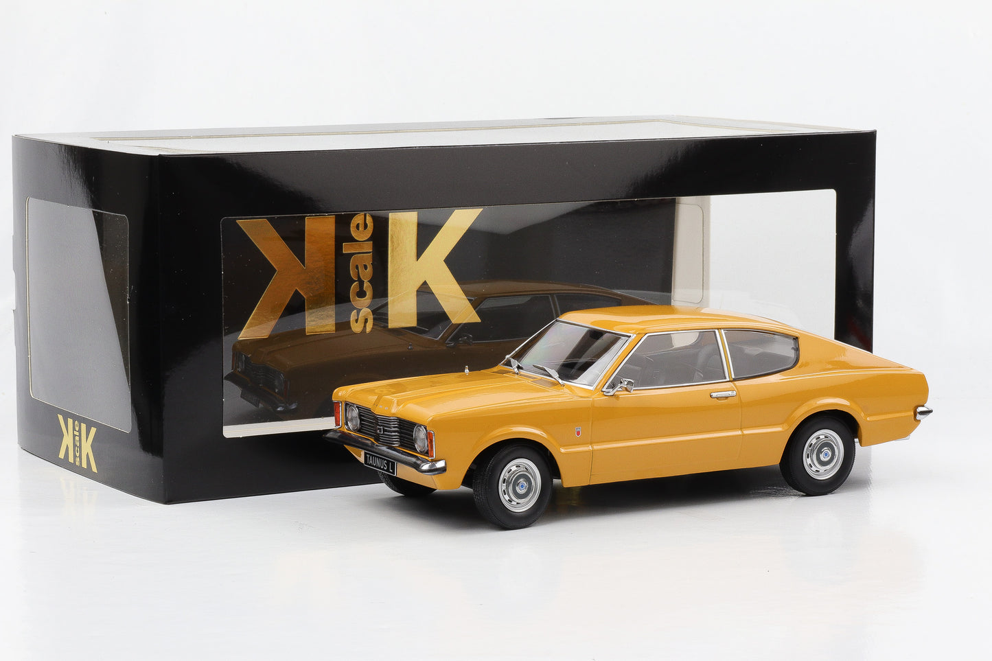 1:18 Ford Taunus L Coupe 1971 ocher 1:18 KK-Scale diecast KKDC181001