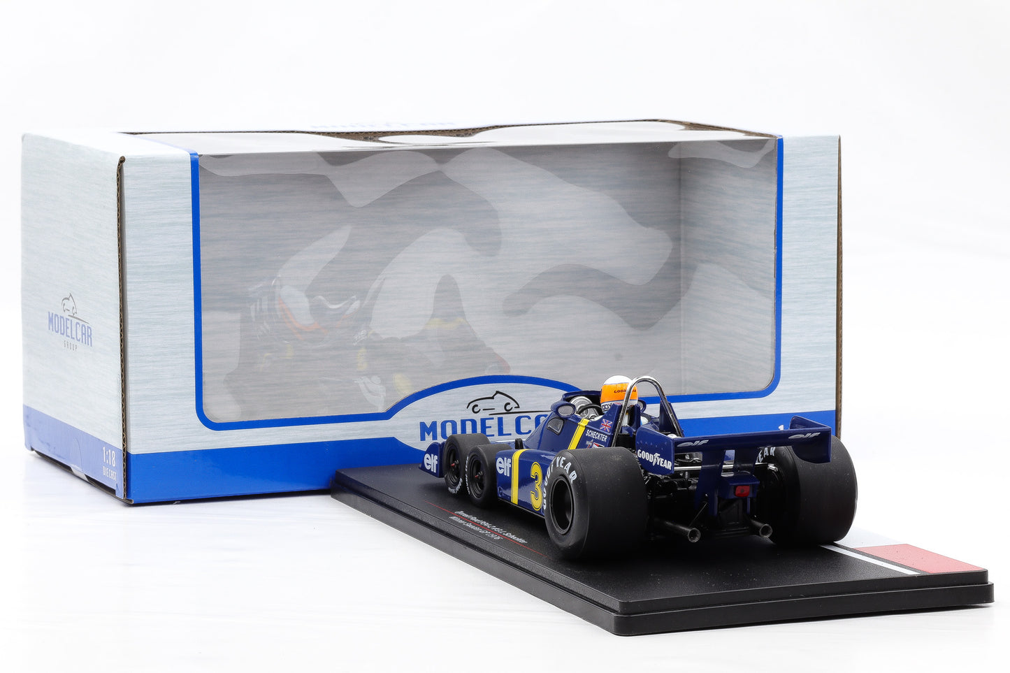 1:18 Tyrrell P34-2 #3 J. Scheckter Winner Sweden GP Formula F1 1976 MCG