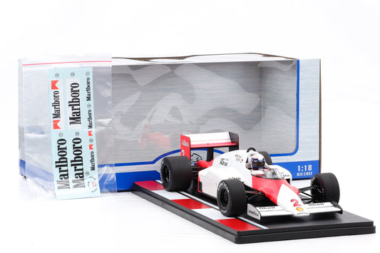 1:18 McLaren MP4-2B #2 Alain Prost Winner Monaco GP 1985 mit Decals MCG