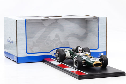 1:18 Brabham BT20 #6 F1 2nd Großbritannien GP Formel 1 1966 Denis Hulme MCG