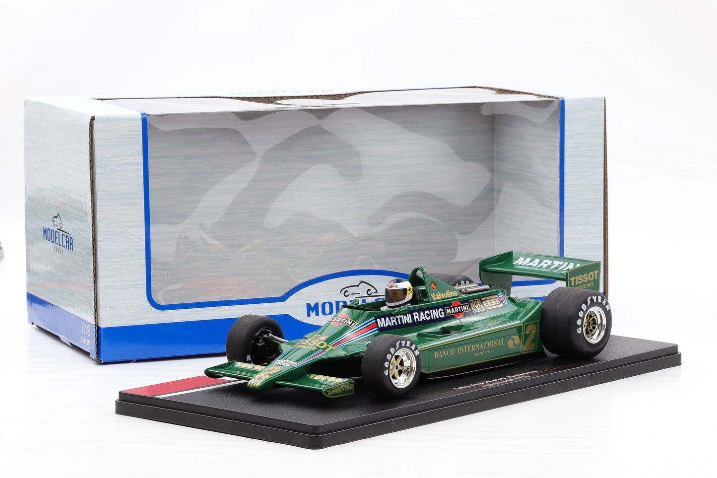 1:18 Lotus Ford 79 #2 Martini Reutemann Formel 1 GP Argentinien 1979 MCG