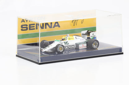 1:43 Minichamps Williams Ford FW08C A. Senna #1 Donington Park Test 19.07.1983 Formel 1