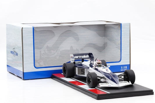 1:18 Brabham BT52 #5 Nelson Piquet Winner Brazilian 1966 MCG mit Figur
