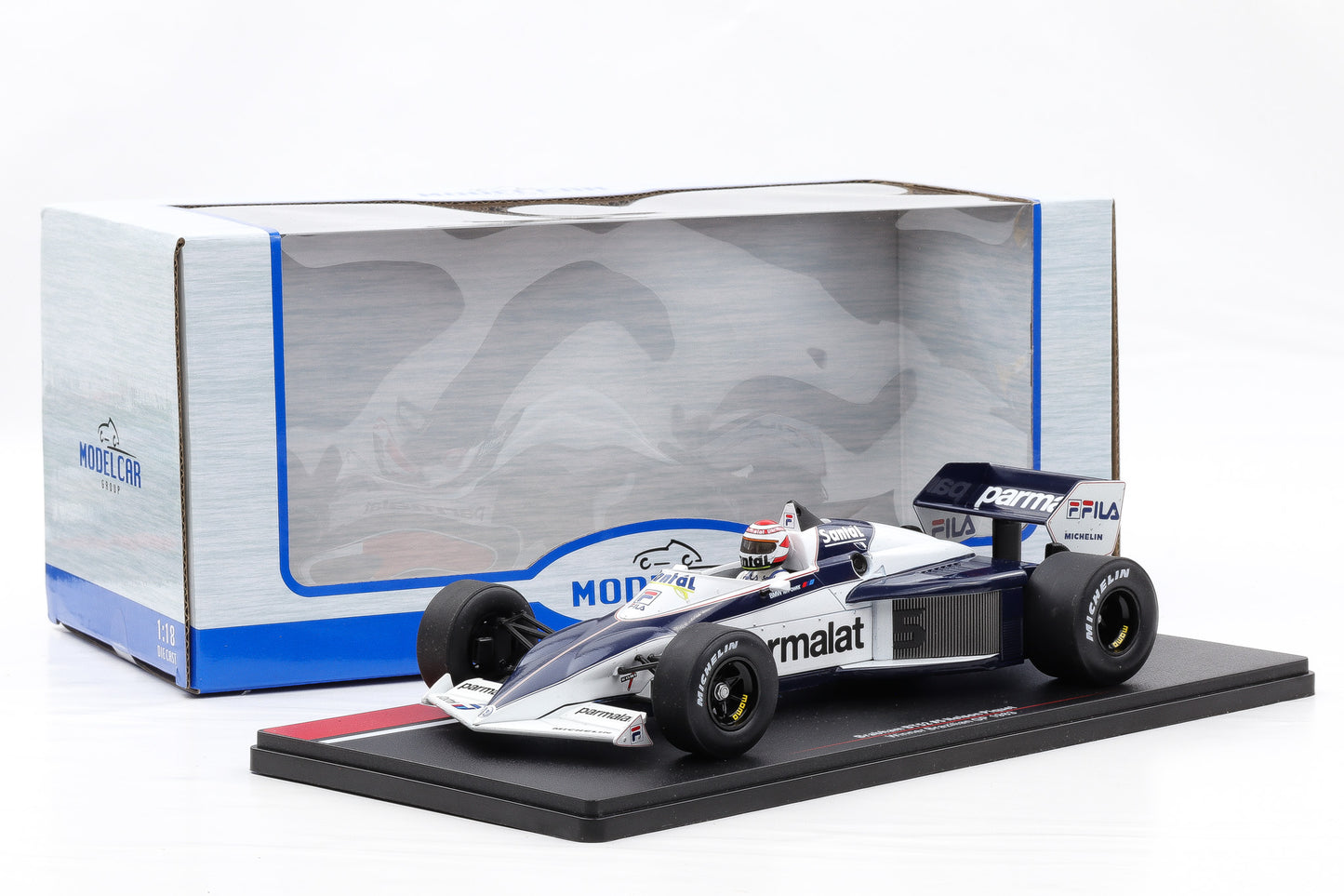 1:18 Brabham BT52 #5 Nelson Piquet Winner Brazilian 1966 MCG mit Figur