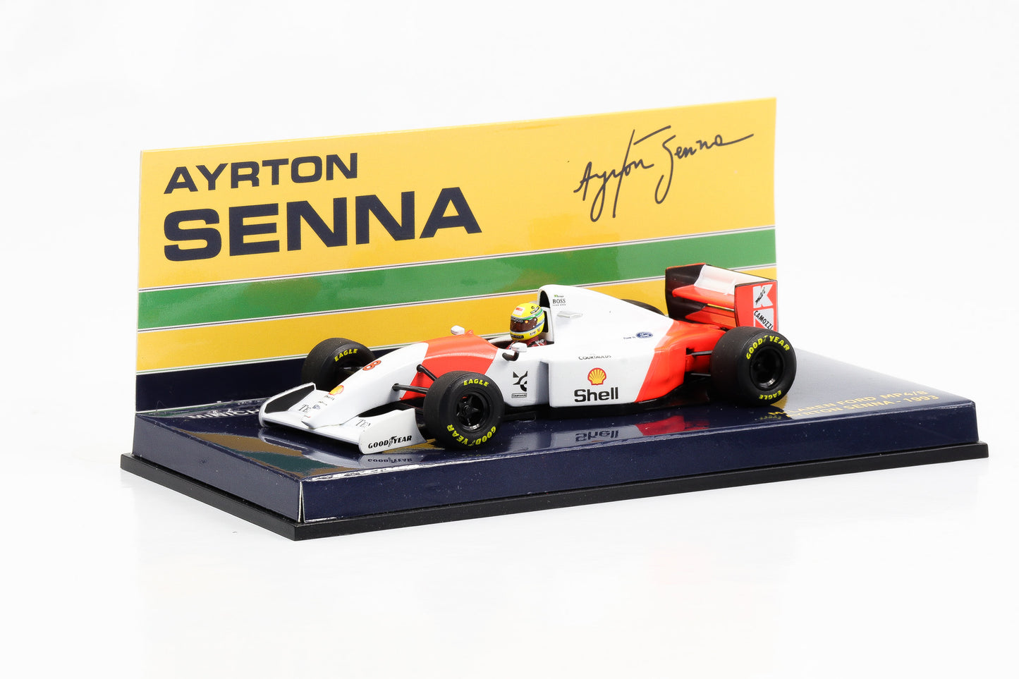 1:43 Minichamps McLaren Ford MP4-8 Ayrton Senna #8 Formel 1 1993