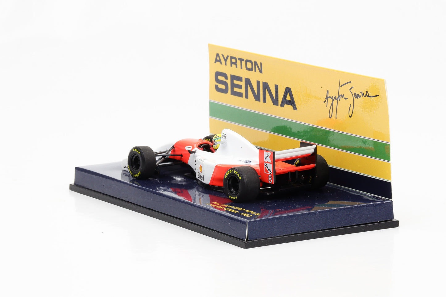 1:43 Minichamps McLaren Ford MP4-8 Ayrton Senna #8 Formel 1 1993